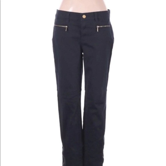 Michael Kors size 6 navy blue zippered pants - Picture 1 of 5